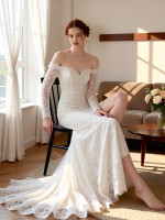 Mermaid Stretch Lace Gown