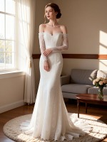 Mermaid Stretch Lace Gown