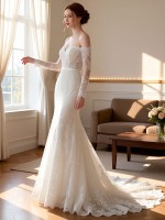 Mermaid Stretch Lace Gown