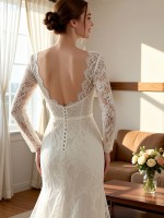 Mermaid Stretch Lace Gown