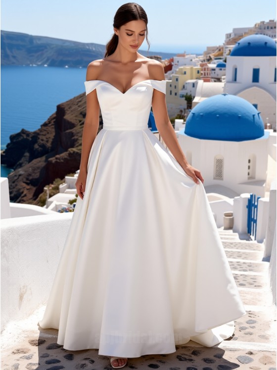 APJ Bridal Chic Tea-Length Chiffon Wedding Dress | Vintage 50s Style A-Line Gown with Lace Cap Sleeves & Illusion Neckline