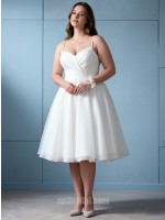 Romantic A-Line Wedding Dress with Chapel Train - Strapless Sweetheart Neckline in Soft Tulle | Custom Made
