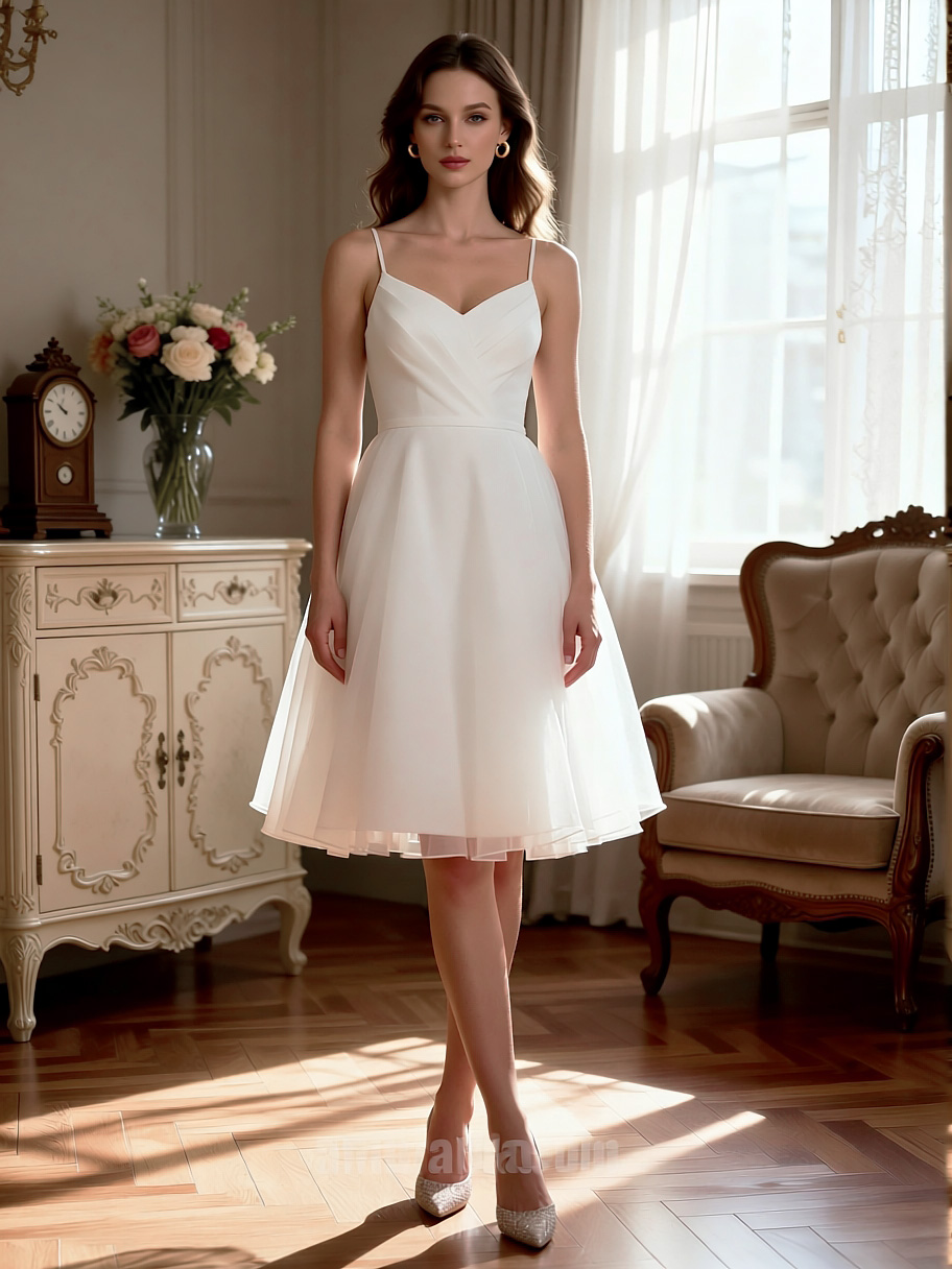 Romantic A-Line Wedding Dress with Chapel Train - Strapless Sweetheart Neckline in Soft Tulle | Custom Made